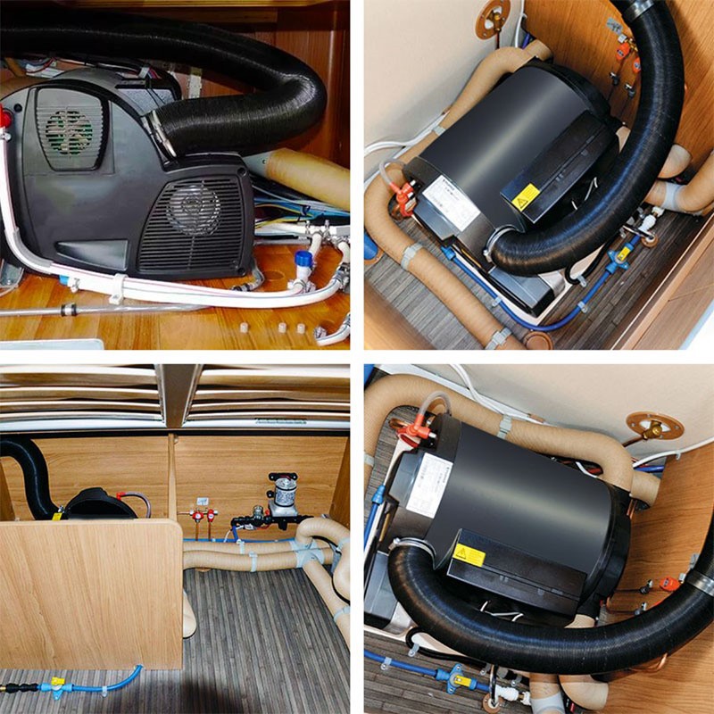 air and water integrated heater details